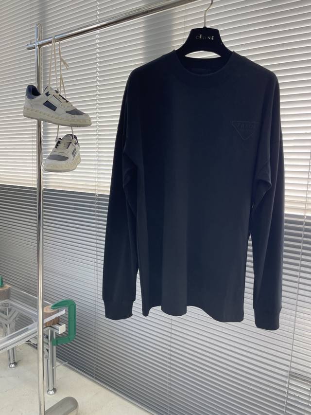 prad 2025 Autumn/Winter New Arrival Long-Sleeved Base Layer T-Shirt. Imported, s