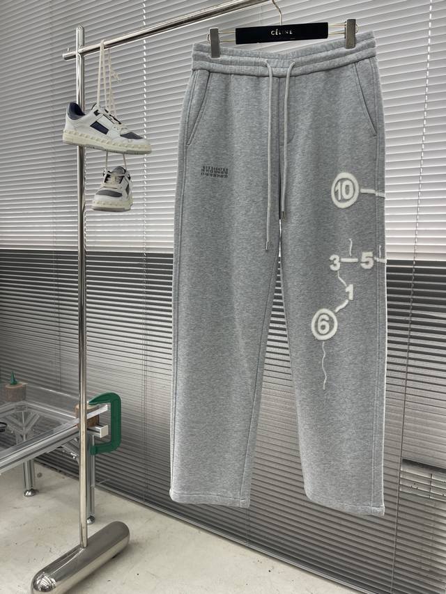 Mm6 Margiela Autumn/Winter High-Quality 2025Gw New Autumn/Winter Casual Pants, S