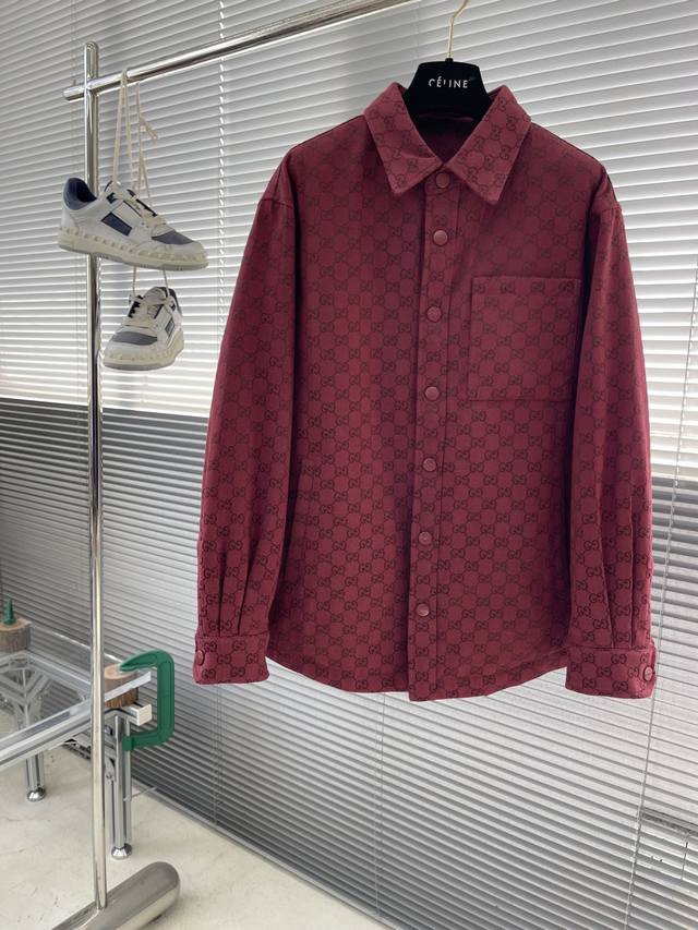 Gucc 2025 Autumn/Winter New All-over Print Down Jacket Lightweight down jacket,