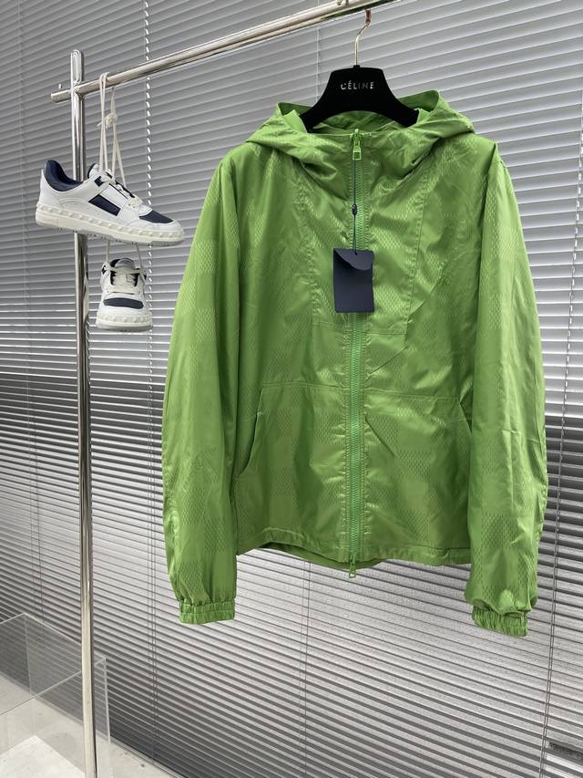 This Louis Vuitton reversible windproof jacket is made from waterproof recycled