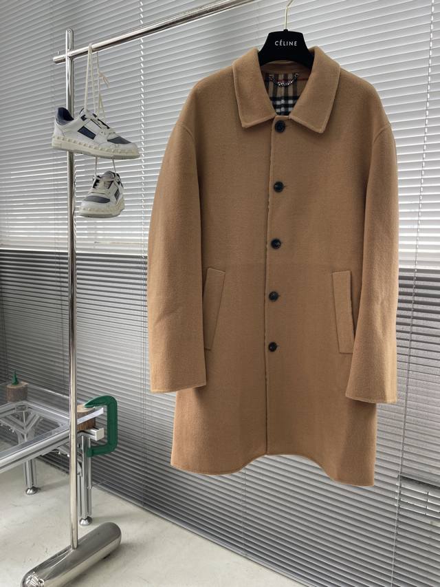 Bbr 2025 Autumn/Winter Men's Mid-Length Lightweight Wool Coat: A New Beginning f