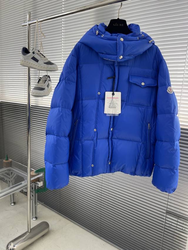 Mon New Serfanto Men's Hooded Double-Breasted Down Jacket Serfanto down jackets