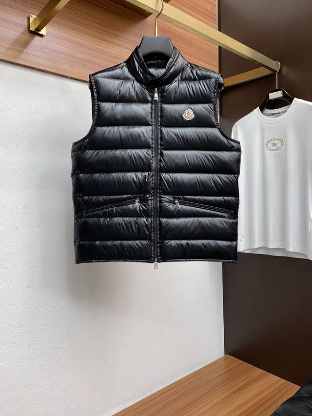 Moncler Top-Tier Version, Retail-Synchronized Down Jacket Vest, 100% New Nation