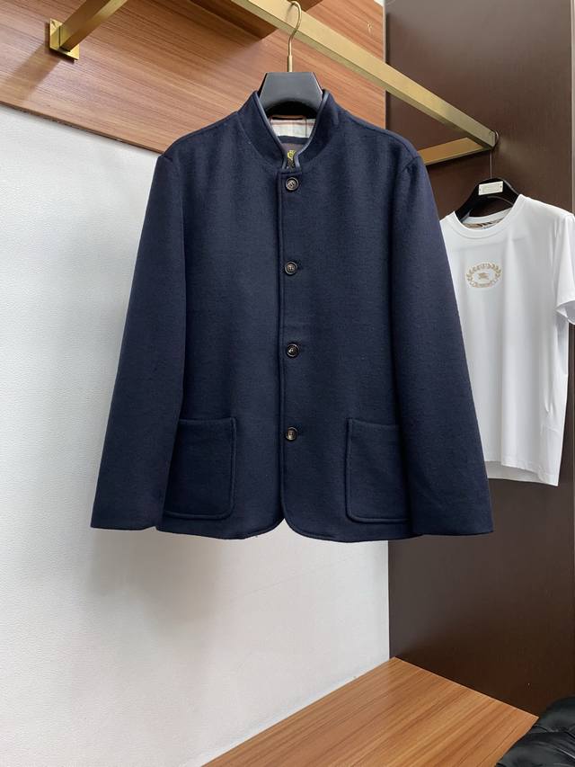 Lp Old Money Aristocrat, a Sino-Western style stand-up collar cashmere coat, DDD