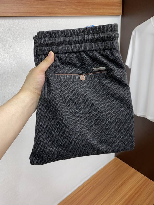 Lp Nuoyou Pianya Autumn/Winter New Men's Straight Leg Sports Pants, cashmere and