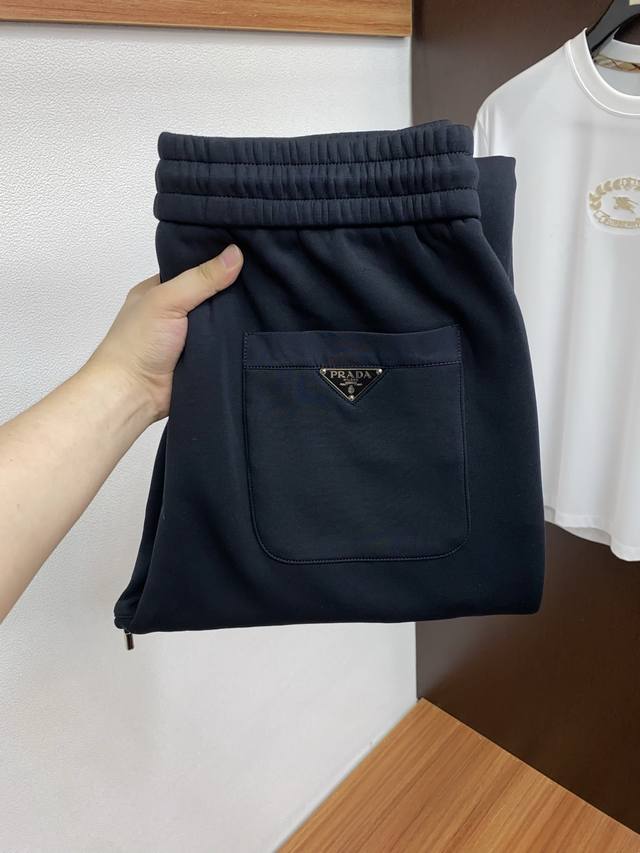 Prada Autumn/Winter High-Quality 2025Gw New Autumn/Winter Casual Pants, Slightl