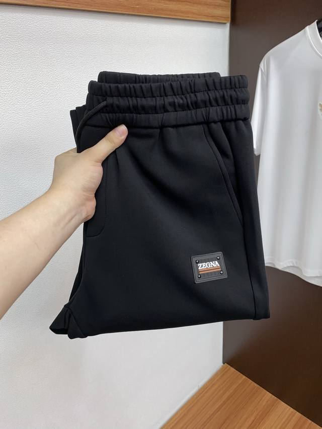 Zegna 2025 Autumn/Winter New Tencel Air Layer Sports Casual Pants. Clean and cr