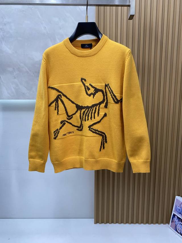 Arc'teryx 2025 Autumn/Winter New Simple and Versatile Wool Blend Long-Sleeve Sw