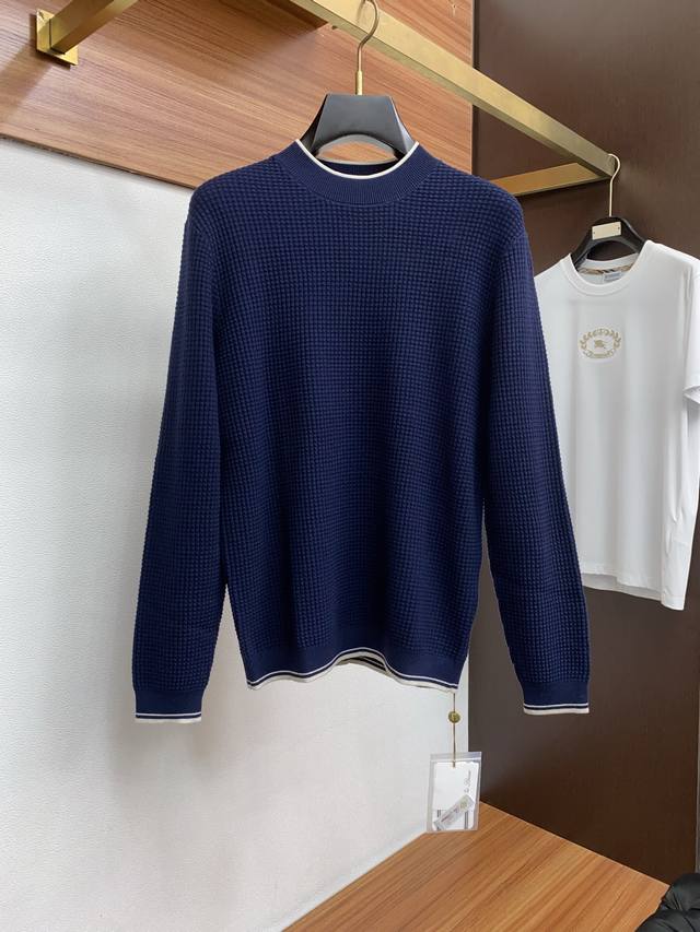 Lp Nuoyou Pianya 2025Fw Men's Autumn/Winter Sweater, Business Round Neck, Base L