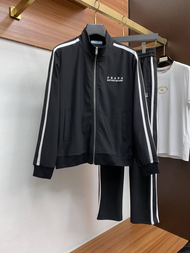 Prada 25th Anniversary Newest Cardigan Set Latest and Top-Tier Classic Embroide