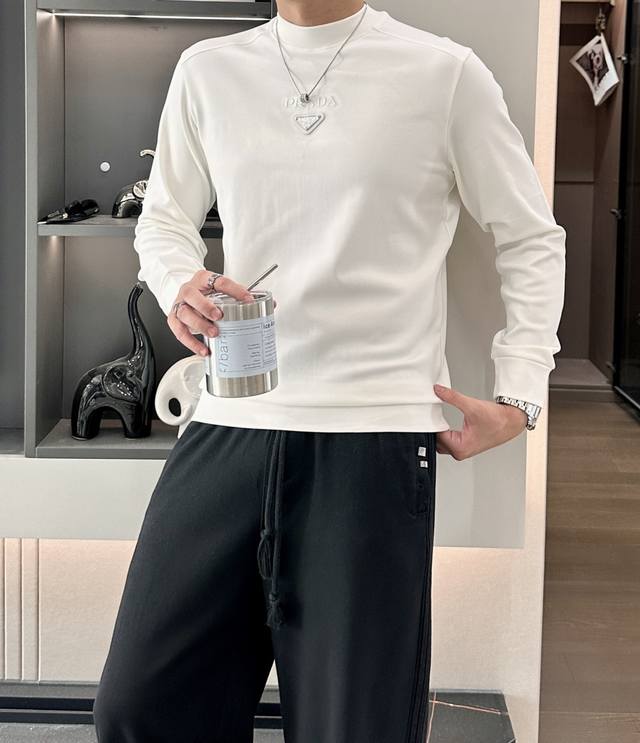 Prada 2025 Fall/Winter New Long-Sleeve Shirt, custom fabric, unique logo design