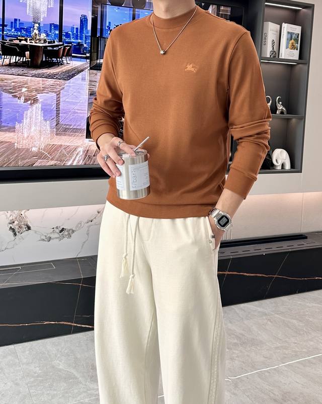 Burberry 2025 Fall/Winter New Long-Sleeve Shirt, custom fabric, unique logo des