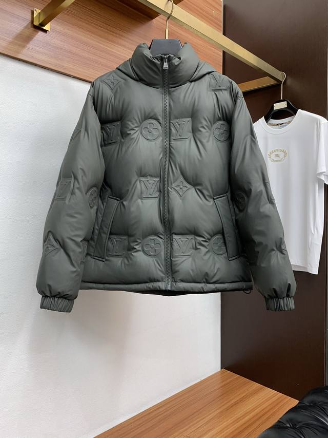 LV Louis Vuitton Top-Tier Version Boutique Synchronized Double-Sided Down Jacket