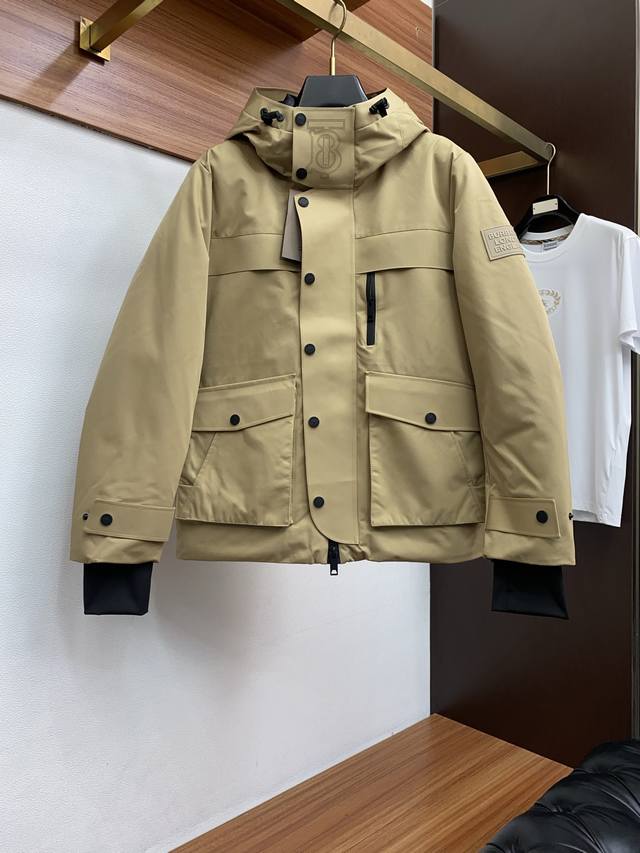 Burberry Top-Tier Version Down Jacket, 100% New National Standard, 90% Down Jac