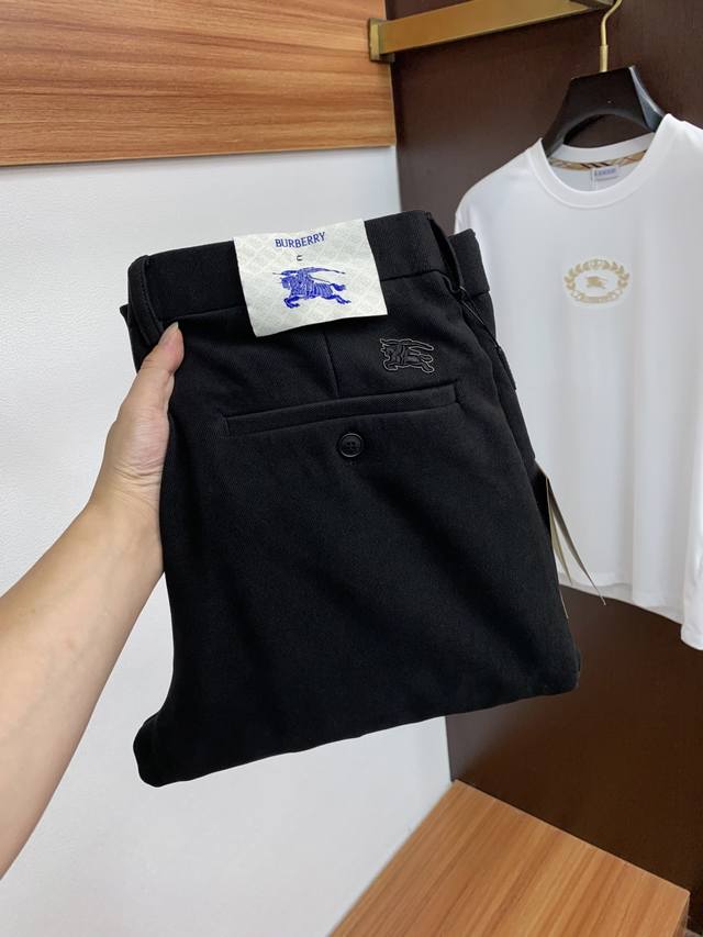 Burberry 2025Ss Early Autumn New Arrival Original Men's Suit Casual Pants. A mu