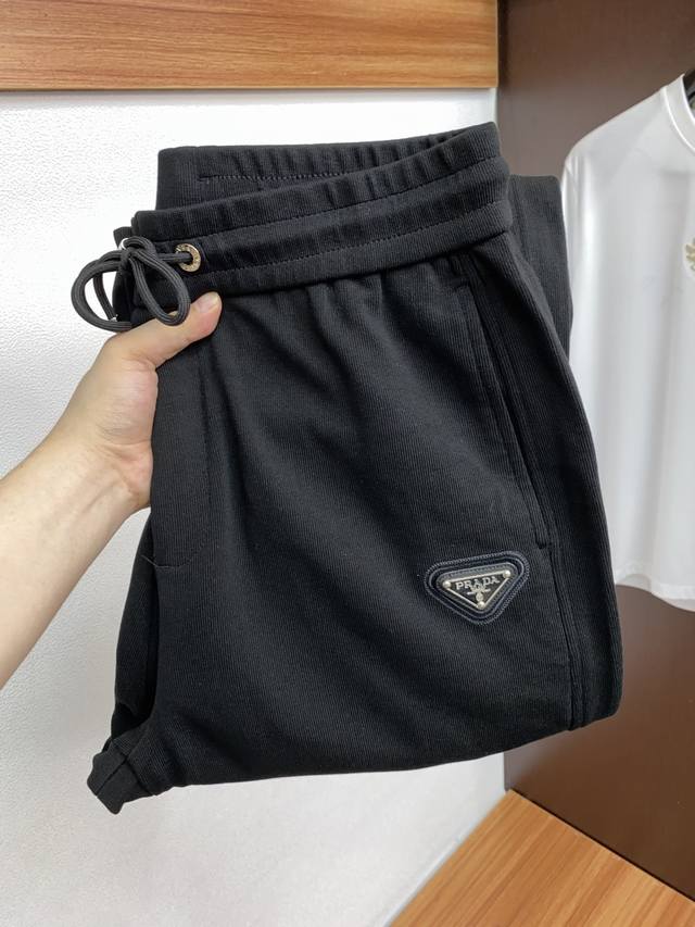 Prada 2025Ss Early Autumn/Winter New Knitted Cotton Thickened Fabric Men's Spor