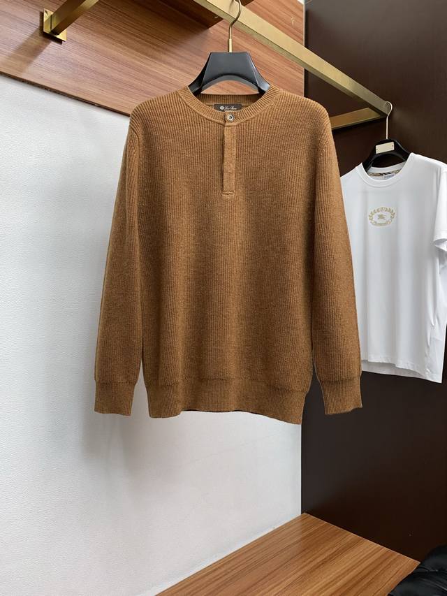 L Nuoyou Pianya 25 Newest Men's Wool Sweater, a simple and classic design. As a