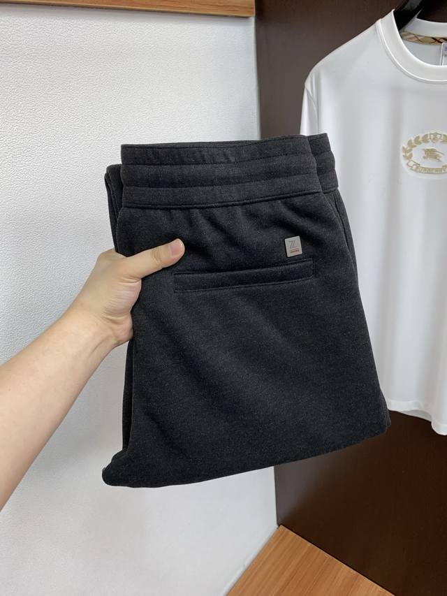 Prada Autumn/Winter New Men's Straight Leg Sports Casual Pants, cashmere and wo