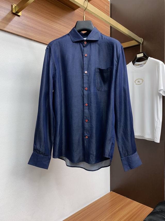 Kiton 2025 New Style Custom-Made Shirt - Skin-Friendly, Comfortable, Soft, and B