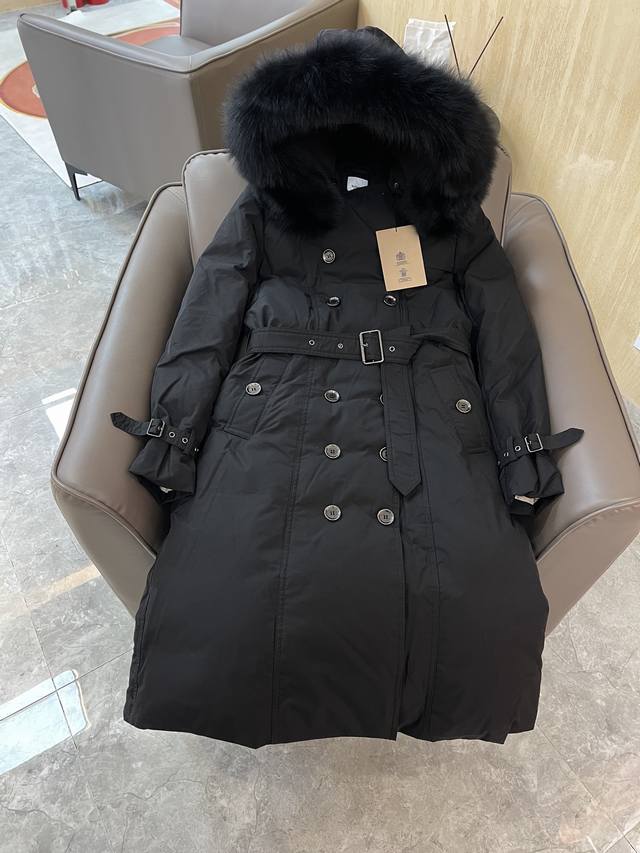 Ah901# Down Jacket Shipping Bur New Style 85% White Duck Down Double-Breasted Th