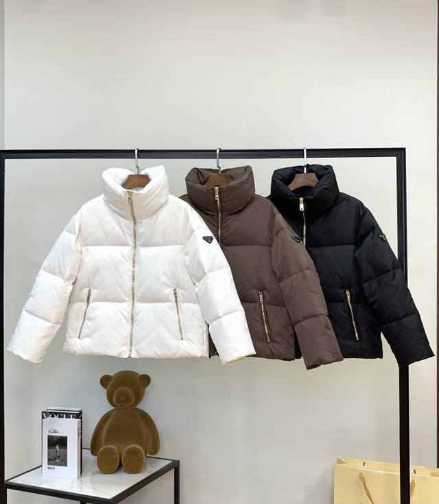 Latest Poster Style White Goose Down Jacket Brand Original Fabric, OEM Factory C