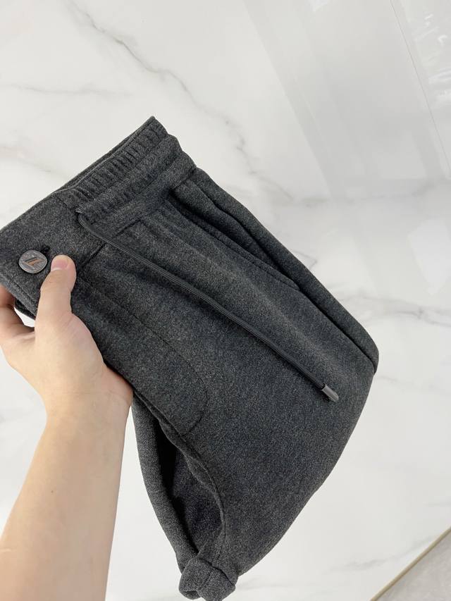 D-29 Zegna Fall/Winter 2025 Fashion Old-Money Style Wool Pants High-end custom-w