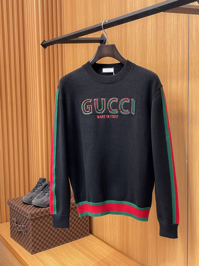 Gucci 2025 Fall/Winter New Wool Sweater. High-quality Italian imported wool blen