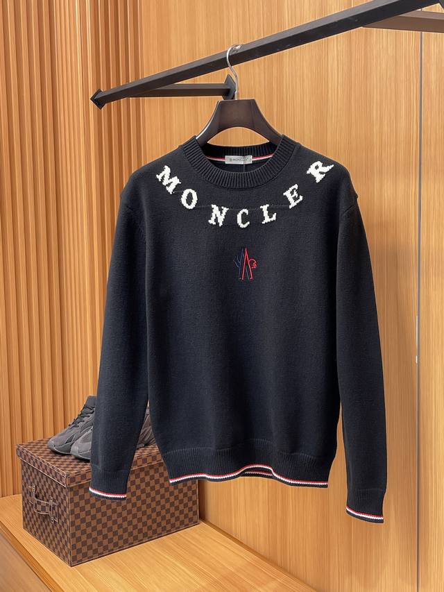 Moncler 2025 Autumn/Winter New Wool Sweater. High-quality Italian imported wool