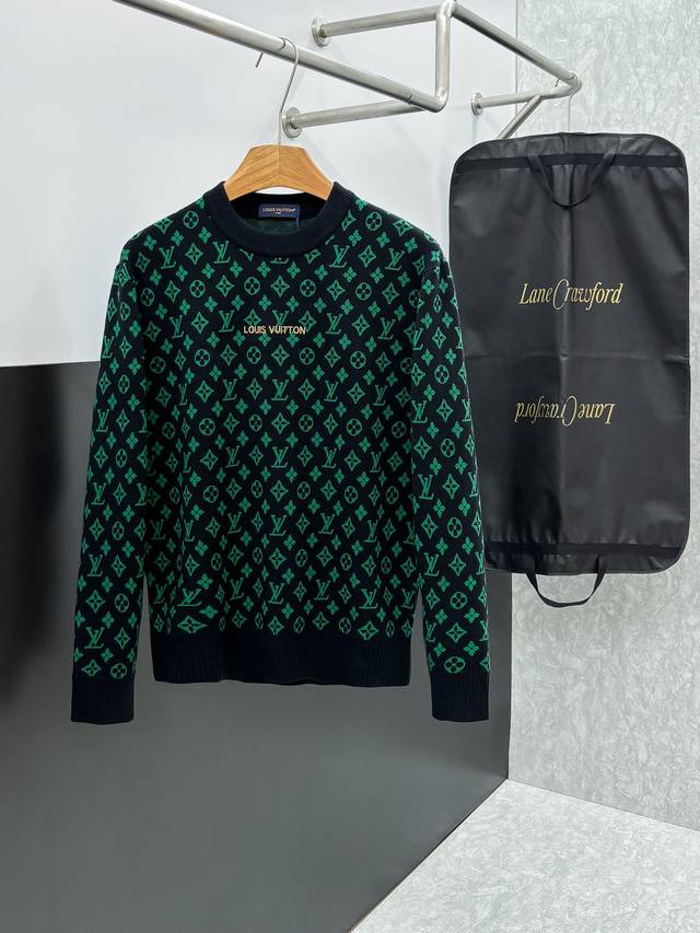 Lv 2025 Early Autumn New Men's Wool Knit Sweater, a best-selling item in departm