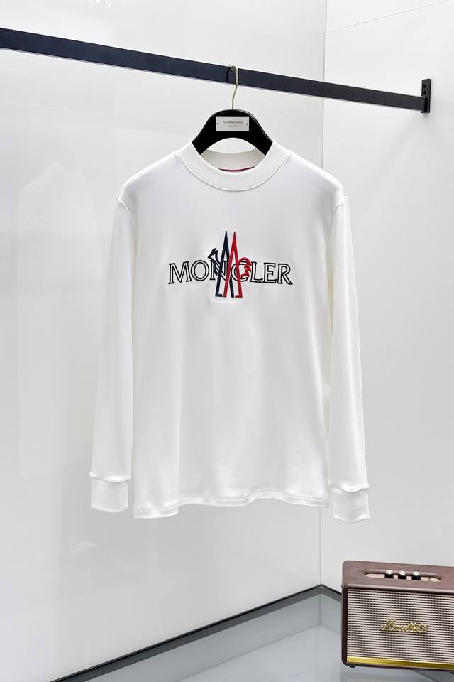 Moncler 2025 Autumn/Winter New Fashion Casual Long-Sleeve T-Shirt, made from sel