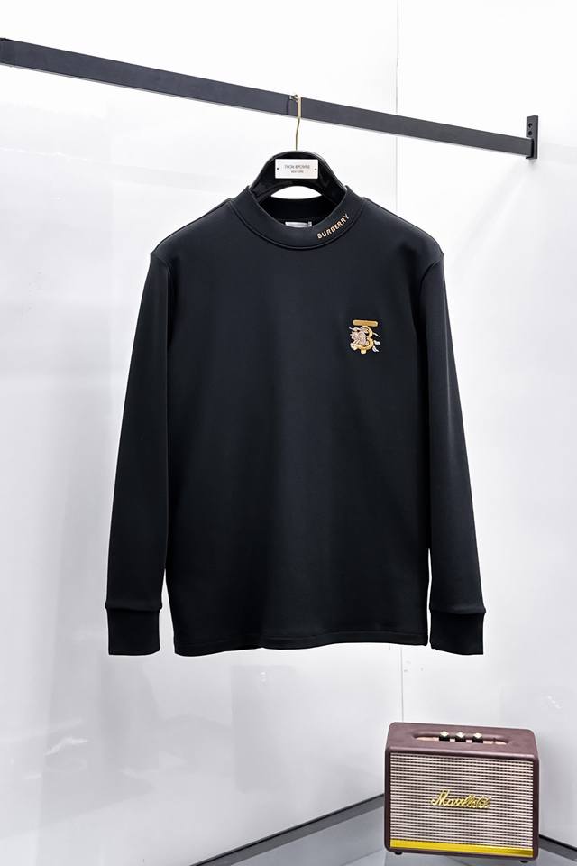 Burberry 2025 Fall/Winter New Fashionable Casual Long-Sleeve T-Shirt, made from