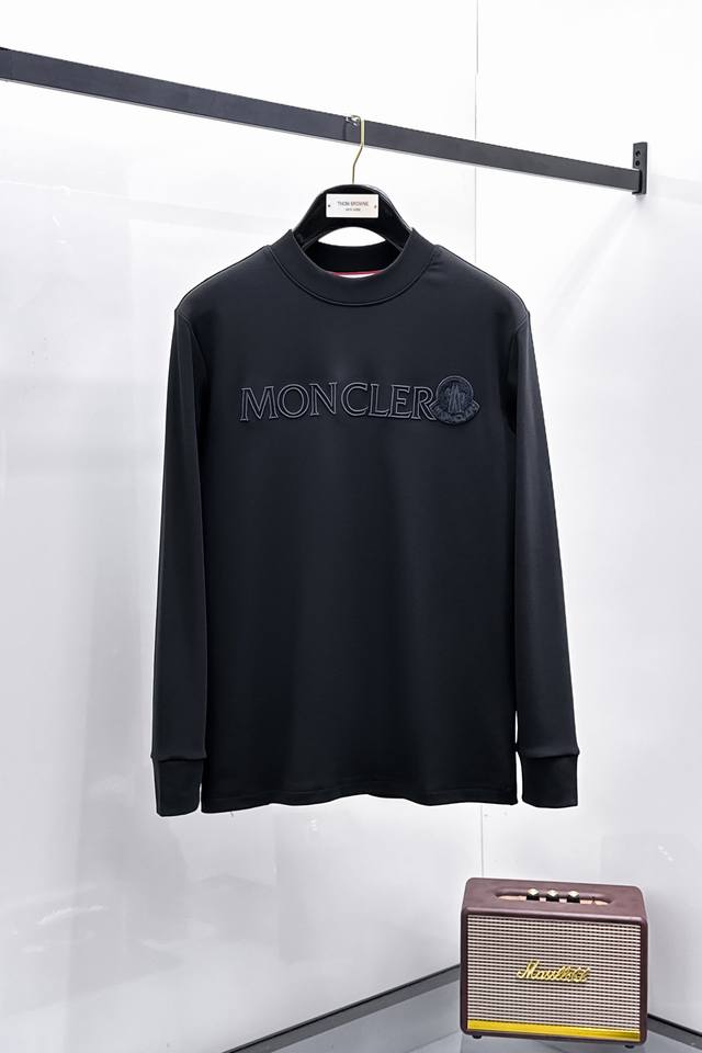 Moncler 2025 Autumn/Winter New Fashion Casual Long-Sleeve T-Shirt, made from sel