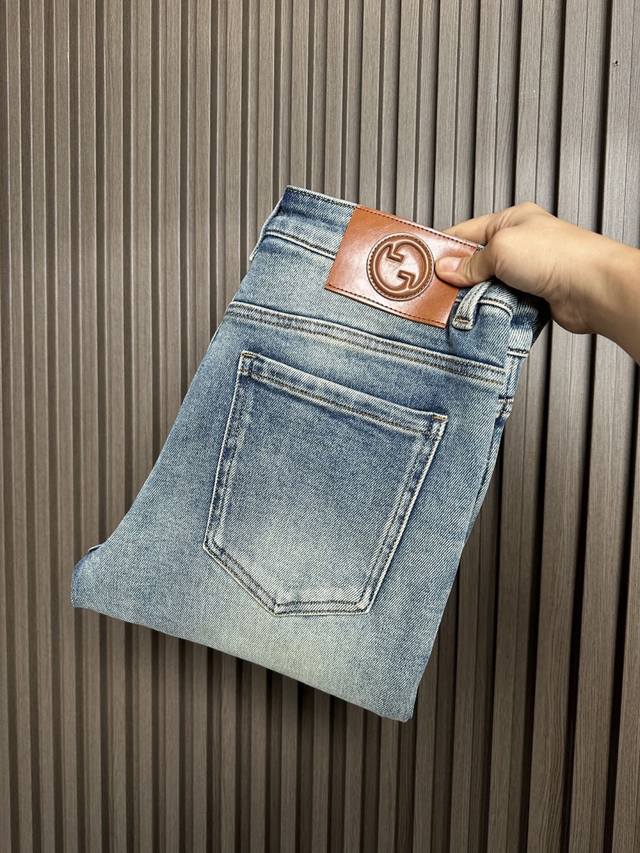 Gucci 25Fw Autumn/Winter New Casual Jeans, High-end quality, super soft and com