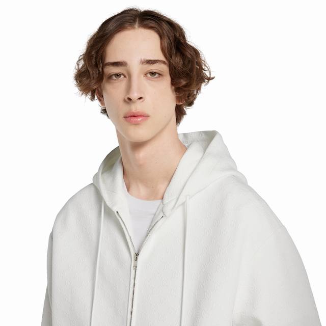 Highly recommending the Gucci 25Ss new printed embossed jersey knit zip-up jack