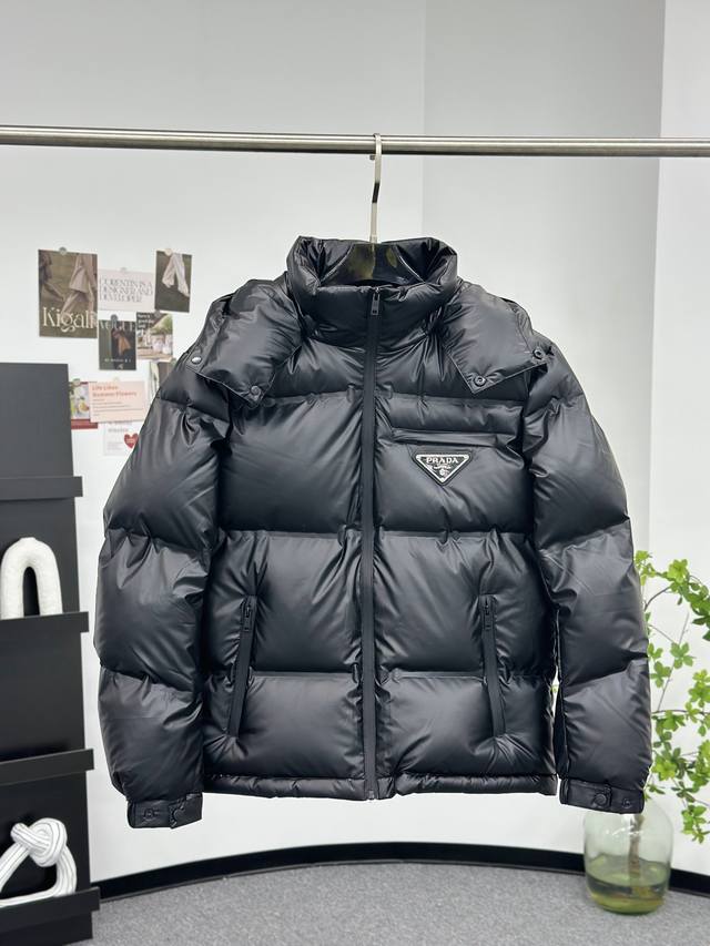 Prada High-Tech Sealed Down Jacket Black DDD