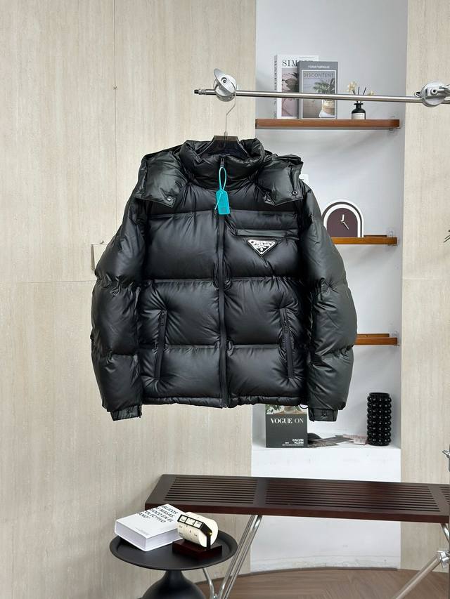 Top-tier version Prada high-tech taped down jacket New winter arrival, high-end