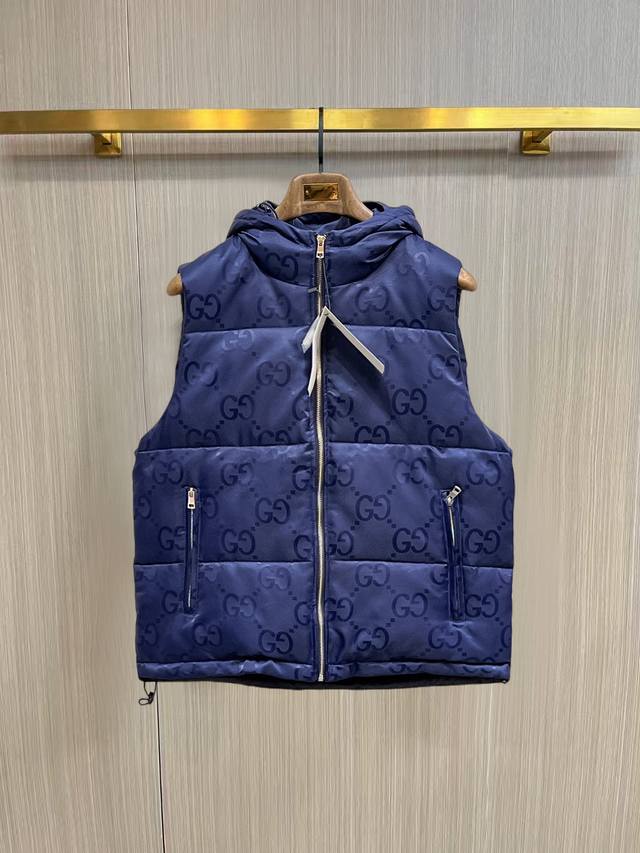 Gucci 2025Fw Down Vest - A must-have for trendsetters! High-end custom-made 90%