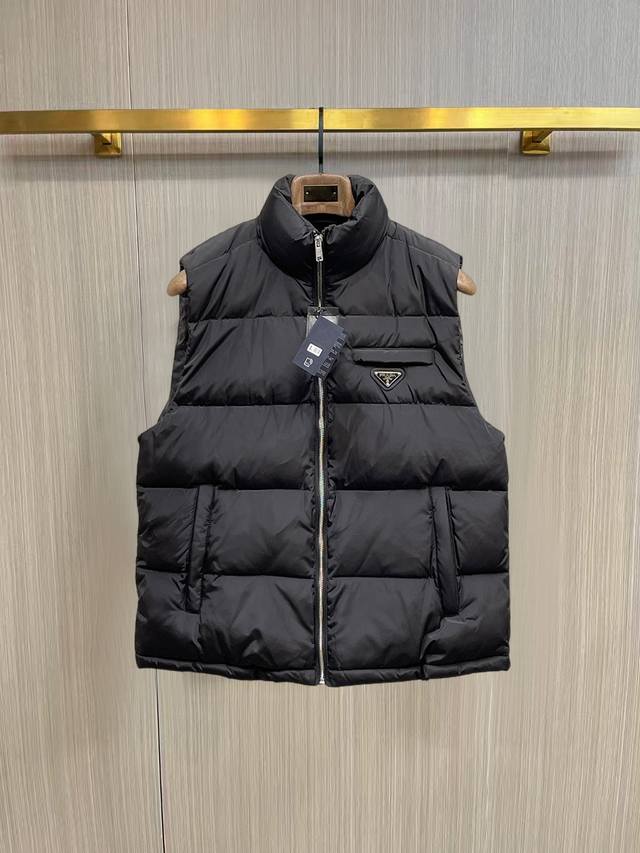 Prada 2025Fw Down Vest - A must-have for trendsetters! High-end custom-made 90%