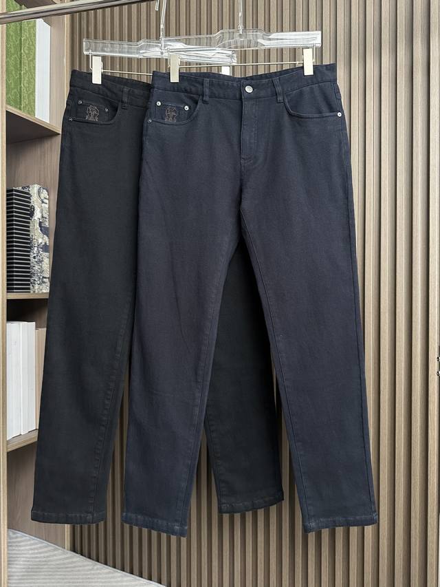 Bc's 25Fw Autumn/Winter New Brushed Jeans, Original Imported Fabric, Delicate, S