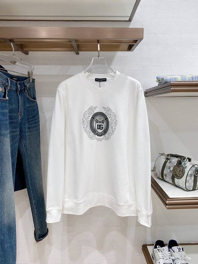 Dolce & Gabbana 2025Fw Autumn/Winter New Arrival Basic Casual Crew Neck Sweatshi