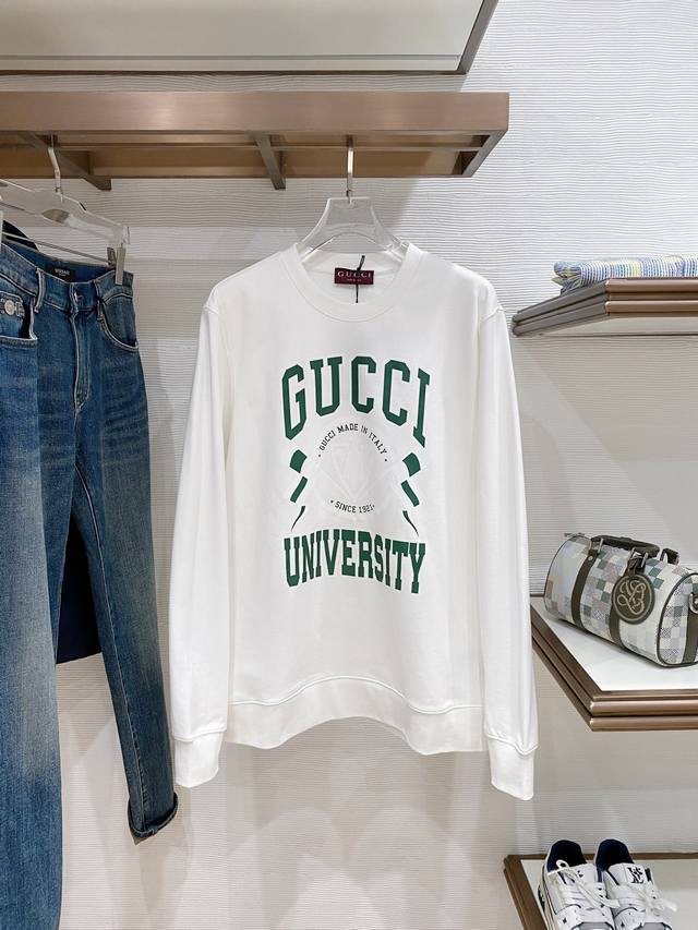 Gucci 2025Fw Autumn/Winter New Arrival Basic Casual Pullover Sweatshirt, a must-