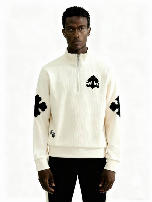 Ch* Fitted Size M-Xxxl 2025 Autumn/Winter Cloud Soft Series Knitted Patchwork Cr