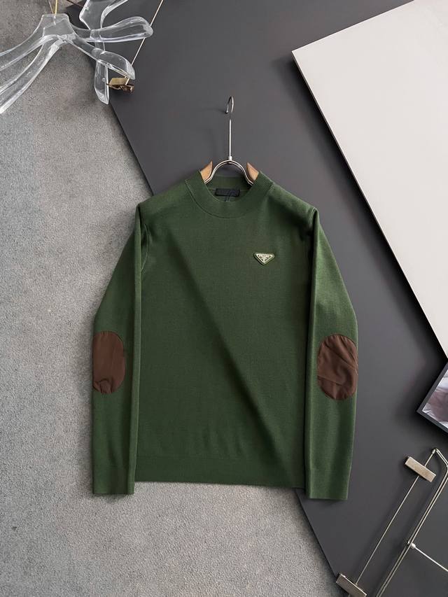 prad* Tech Gray 25 Newest Style 3 Wool High-Density Base Layer Sweater. Made wit