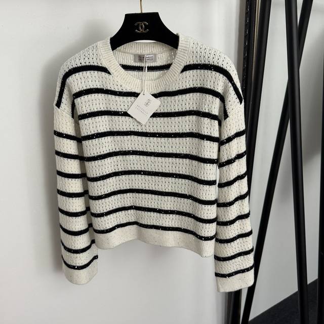 Style No. 20257270 Brunello Cucinell*Bc New Sparkling Sequined Color-Blocked St