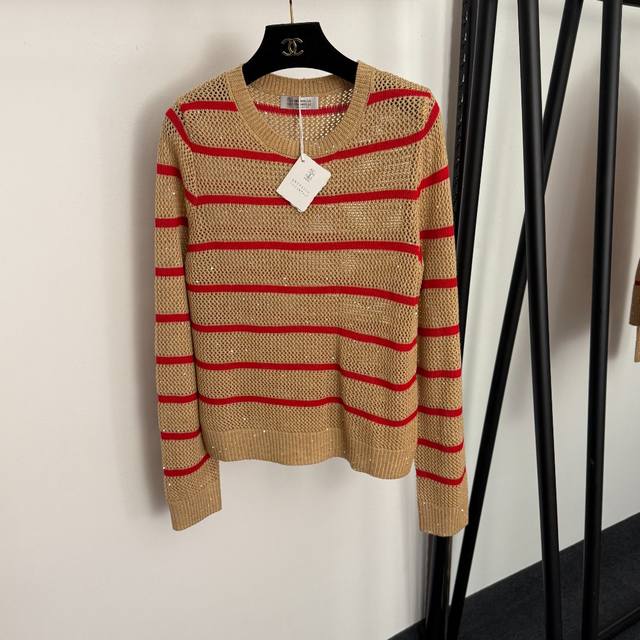 Style No. 20257267 Brunello Cucinell*Bc New Sparkling Sequined Color-Blocked St