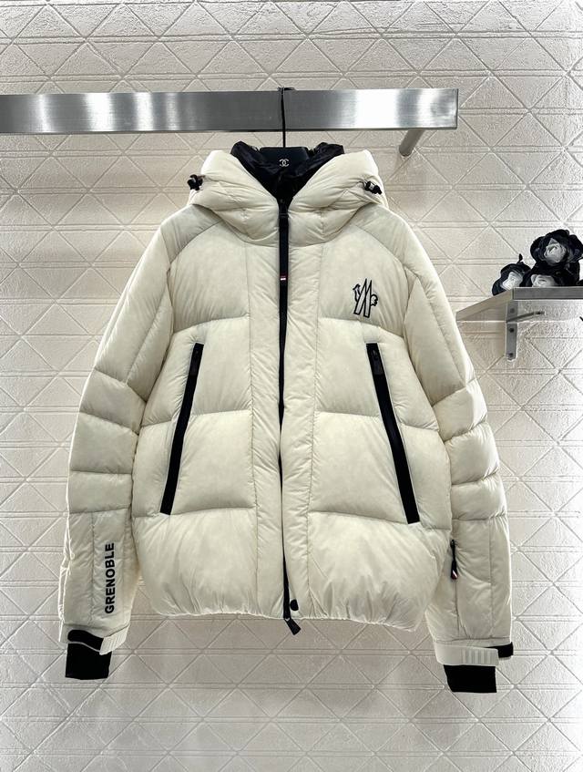 Moncle*2025 New Arrival Nylon Hooded Down Jacket Custom Yb Imported windproof an