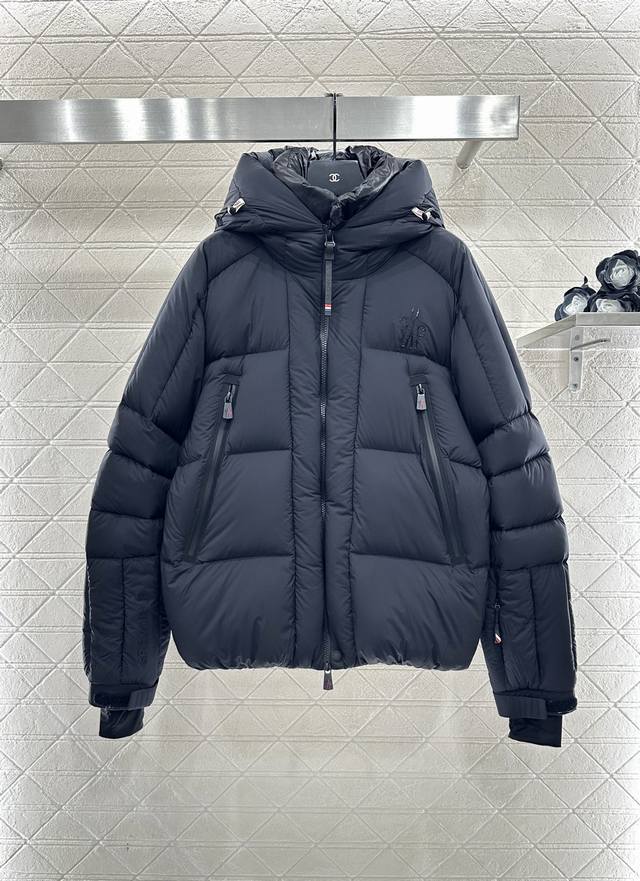 Moncle*2025 New Arrival Nylon Hooded Down Jacket Custom Yb Imported windproof an