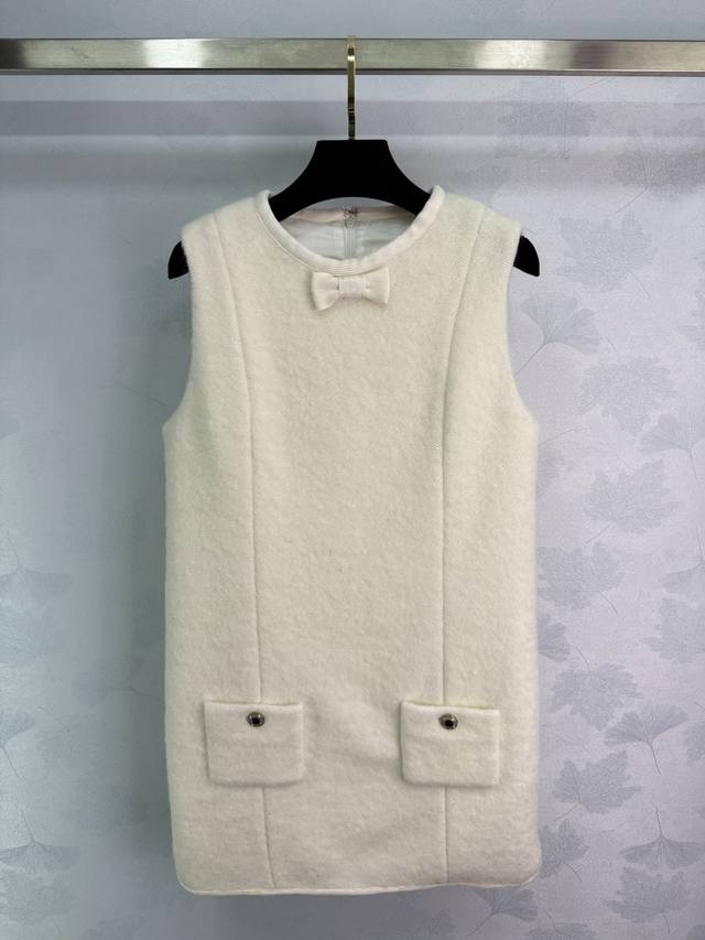 Chane*2025 Autumn/Winter New Round Neck Dress 25Coco Ski Series# Custom Yb Impor