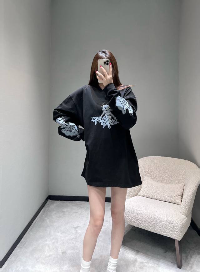 Mastermind Japan Betty Boop Collaboration Series Fun Difference Shy T-Shirt. A c