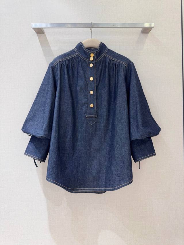 Z*I*M*M New Arrival Recommendation: Long-sleeved denim shirt, made from denim fa